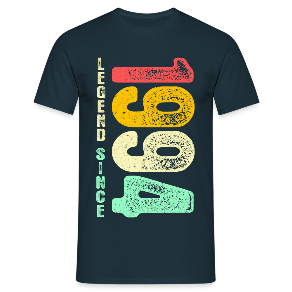 1994 Geburtstags Shirt Legend Since 1994 Retro Style Geschenk Geschenkidee T-Shirt - Navy