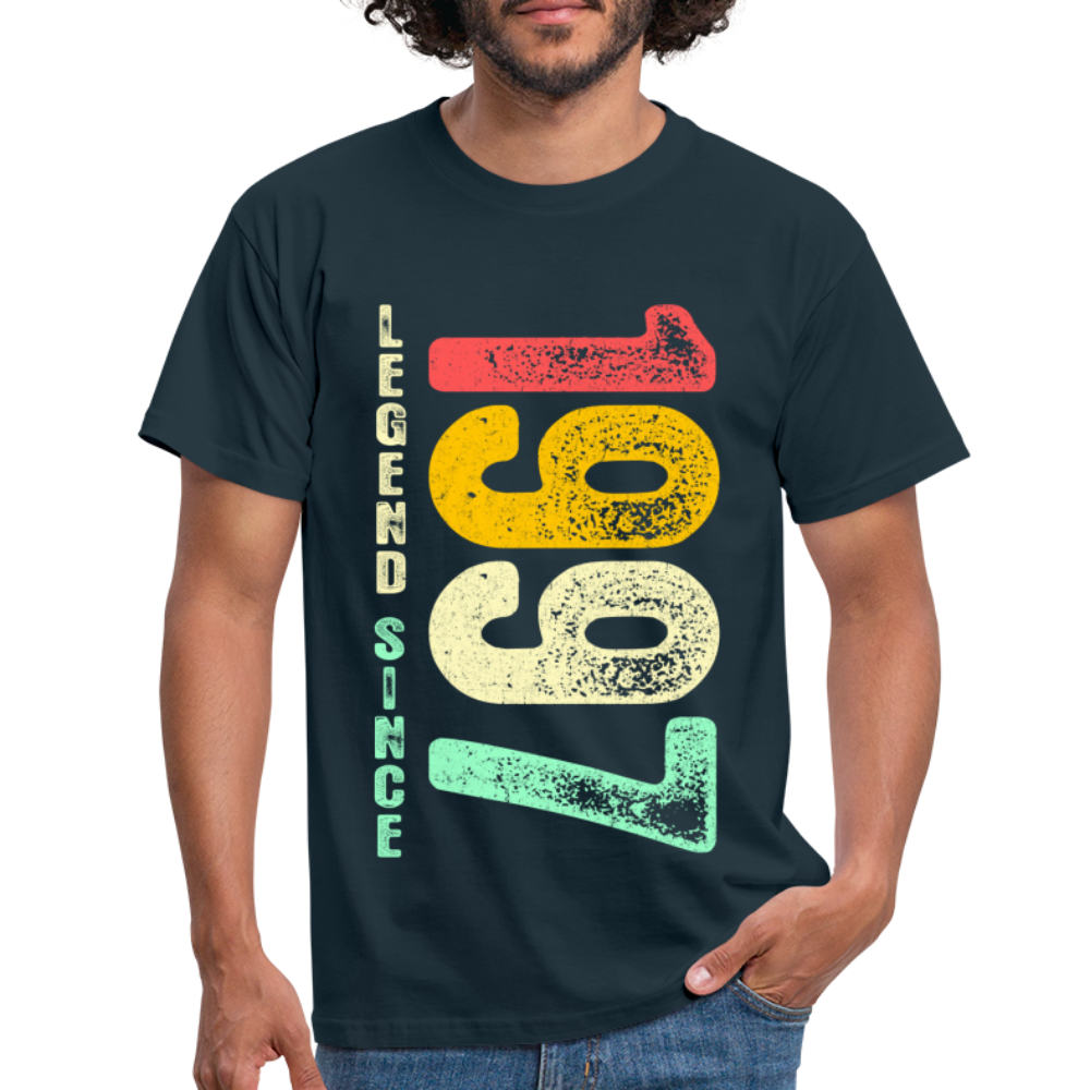 1997 Geburtstags Shirt Legend Since 1997 Retro Style Geschenk Geschenkidee T-Shirt - Navy