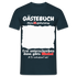 38. Geburtstag Gästebuch Shirt erst unterschreiben Lustiges Geschenk T-Shirt - Navy