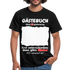 23. Geburtstag Gästebuch Shirt erst unterschreiben Lustiges Geschenk T-Shirt - Schwarz
