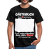 35. Geburtstag Gästebuch Shirt erst unterschreiben Lustiges Geschenk T-Shirt - Schwarz