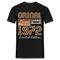 50. Geburtstag Geschenk Shirt JUNI 1972 Retro Kassette Geschenkidee T-Shirt - Schwarz