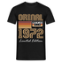 50. Geburtstag Geschenk Shirt Jahrgang 1972 Retro Männer T-Shirt - Schwarz