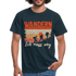 Berge Wandern Wander Shirt Ich muss weg Geschenk Lustiges T-Shirt - Navy