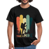 Berge Wandern Shirt Retro Style Lustiges Geschenk T-Shirt - Schwarz