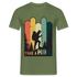 Berge Wandern Shirt Retro Style Lustiges Geschenk T-Shirt - Militärgrün