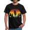 Berge Wandern Shirt Retro Style Lustiges Geschenk T-Shirt - Schwarz