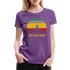 Berge Wandern Shirt Ich Bin Weg Lustiges Geschenk Frauen Premium T-Shirt - Lila
