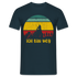 Berge Wandern Shirt Ich Bin Weg Lustiges Geschenk T-Shirt - Navy