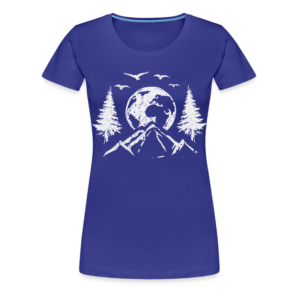 Bergmensch Berge Wandern Natur Shirt Lustiges Geschenk Frauen Premium T-Shirt - Königsblau