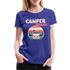 Camping Camper Shirt Camping Queen Lustiges Geschenk T-Shirt - Königsblau
