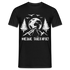 Bergmensch Berge Wandern Natur Shirt Meine Therapie Lustiges Geschenk T-Shirt - Schwarz