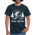 Bergmensch Berge Wandern Natur Shirt Meine Therapie Lustiges Geschenk T-Shirt - Navy