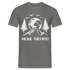 Bergmensch Berge Wandern Natur Shirt Meine Therapie Lustiges Geschenk T-Shirt - Graphit