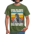 Werkstatt Shirt Einmal mit Profis war früher - heute reicht schon einmal ohne Idioten Lustiges T-Shirt - Militärgrün