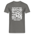 QR Code Shirt Bevor Du Fragst, NEIN Scanne das Shirt Lustiges T-Shirt - Graphit