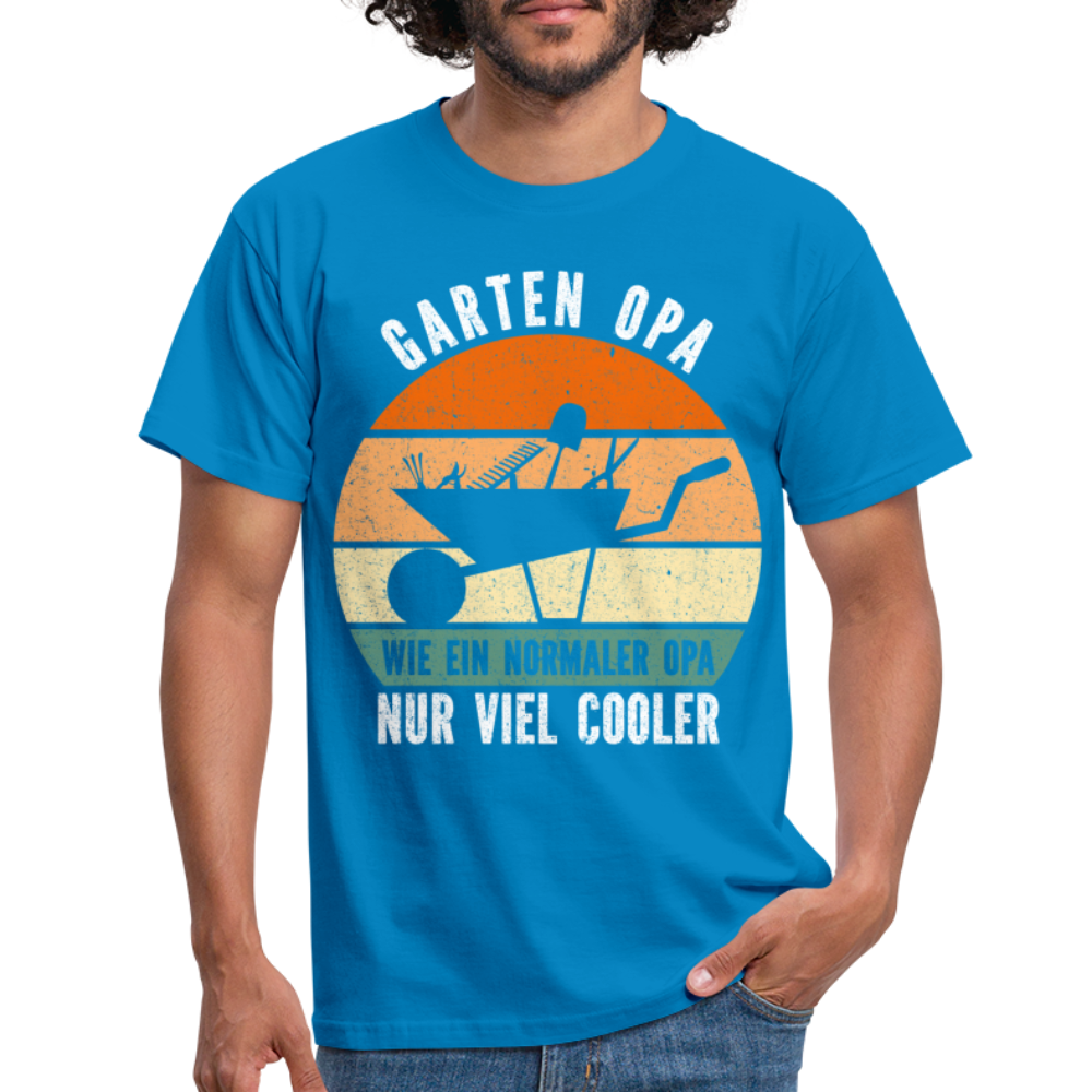 Gärtner Opa Landschaftsbau Großvater Gartenarbeit Garten T-Shirt - Royalblau