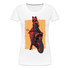 Bikerin Motorrad Fahrerin Frau auf Motorrad Frauen Premium T-Shirt - weiß