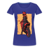 Bikerin Motorrad Fahrerin Frau auf Motorrad Frauen Premium T-Shirt - Königsblau