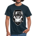 Biker Shirt Motorradfahrer Gorilla mit Zündkerze Geschenkidee T-Shirt - Navy