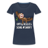 Faultier Offizielles Schlafshirt Schlafanzug Pyjama Geschenk Premium T-Shirt - Navy