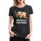 Faultier Müde Offizielles Schlafshirt Lustiges Premium T-Shirt - Schwarz