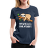 Faultier Müde Offizielles Schlafshirt Lustiges Premium T-Shirt - Navy