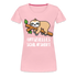 Faultier Müde Offizielles Schlafshirt Lustiges Premium T-Shirt - Hellrosa