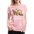 Faultier Müde Offizielles Schlafshirt Lustiges Premium T-Shirt - Hellrosa