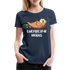 Faultier Müde Energiesparmodus Lustiges Premium T-Shirt - Navy