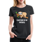 Faultier Müde Energiesparmodus Lustiges Premium T-Shirt - Schwarz