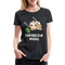 Faultier Müde Energiesparmodus Lustiges Premium T-Shirt - Schwarz