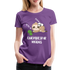 Faultier Müde Energiesparmodus Lustiges Premium T-Shirt - Lila