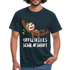 Faultier Müde Offizielles Schlafshirt Lustiges T-Shirt - Navy