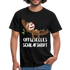 Faultier Müde Offizielles Schlafshirt Lustiges T-Shirt - Schwarz