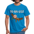 Faultier Müde Do Do List Schlafen Lustiges T-Shirt - Royalblau