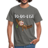 Faultier Müde Do Do List Schlafen Lustiges T-Shirt - Graphit