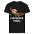 Faultier Müde Energiesparmodus Lustiges T-Shirt - Schwarz