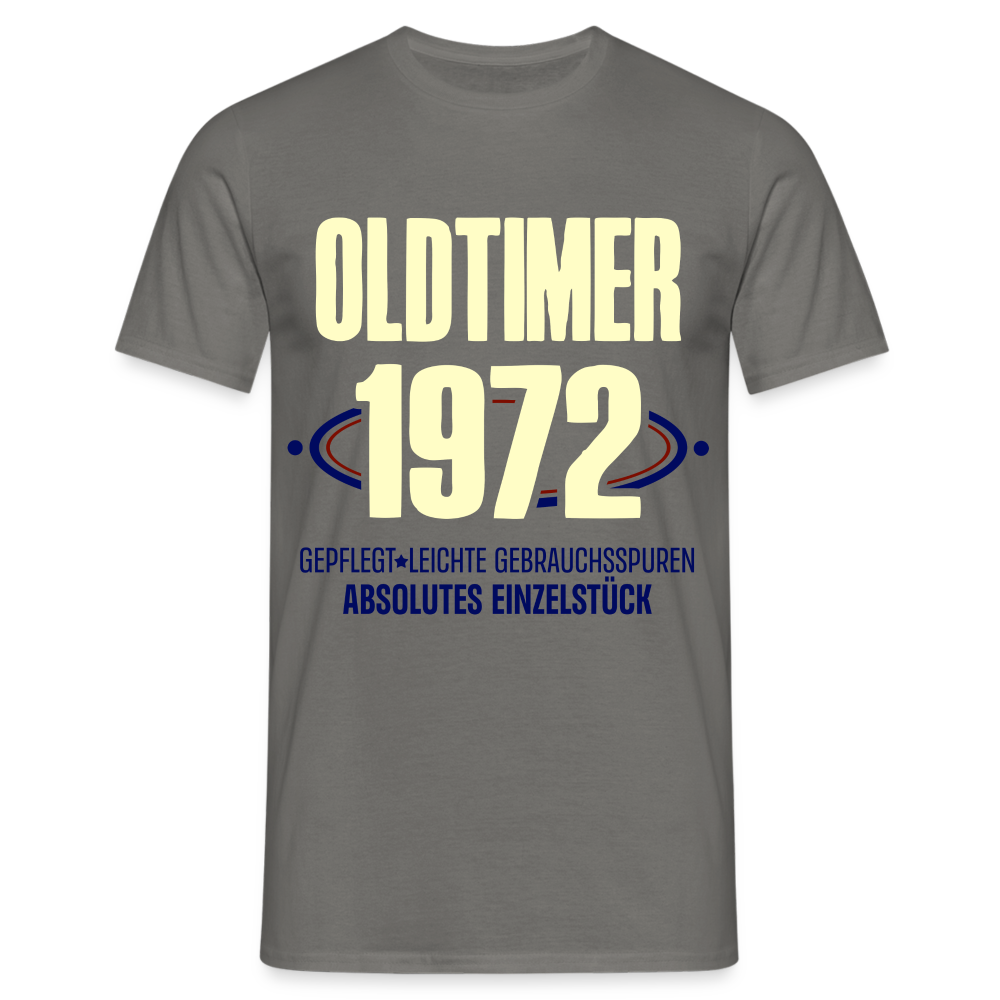40. Geburtstag Oldtimer Einzelstück Geschenk T-Shirt - Graphit