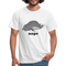 Faule Katze Nope keine Lust lustiges Männer T-Shirt - weiß
