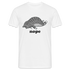 Faule Katze Nope keine Lust lustiges Männer T-Shirt - weiß