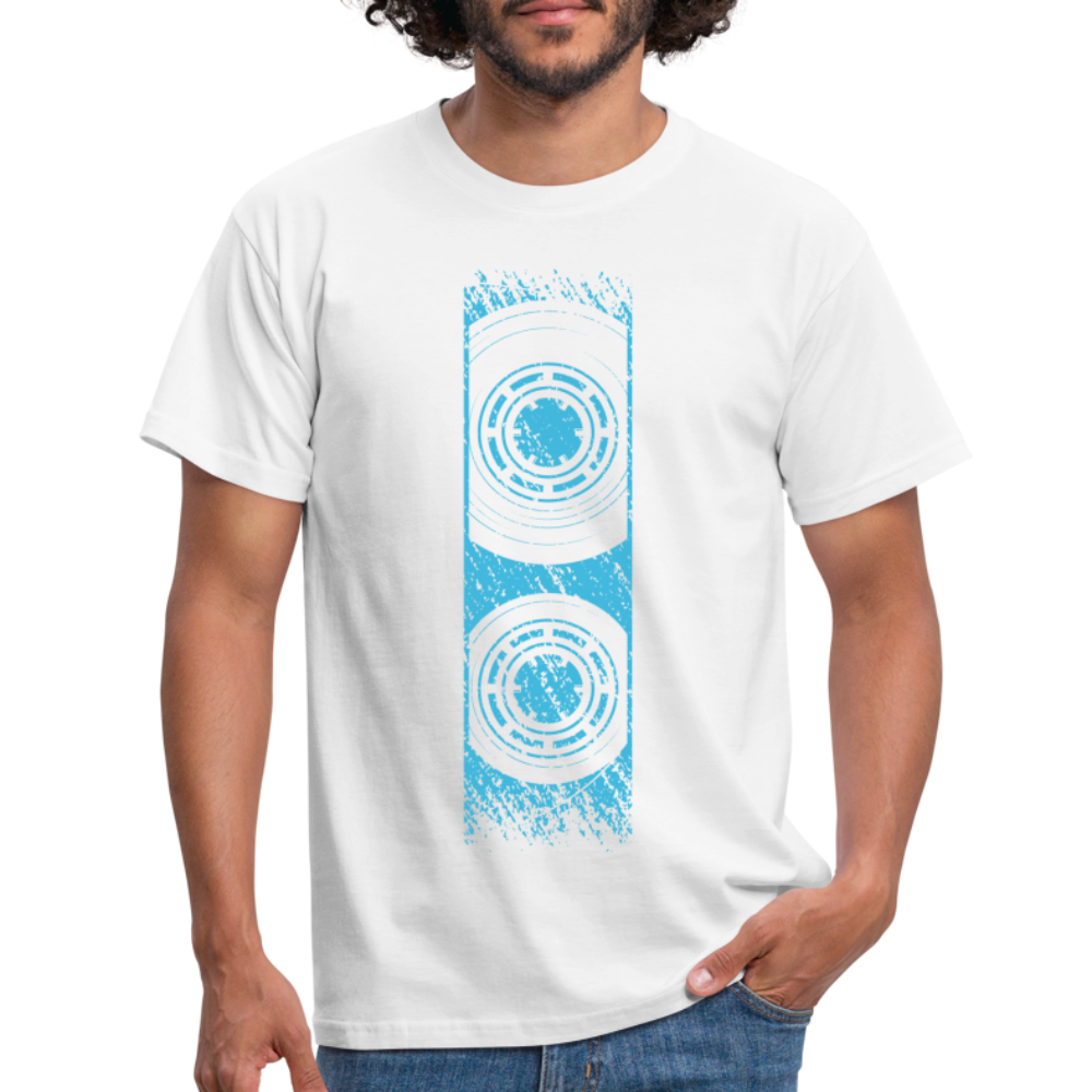 Musik Kassette Retro Vintage Style Lustiges T-Shirt - weiß
