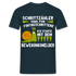 Lustiger Schnecken Spruch Schrittzähler Anti Laufen Humor Männer T-Shirt - Navy