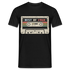 1968 Geburtstags Shirt Vintage Kassette Best of 1968 Geschenk T-Shirt - Schwarz