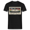 1974 Geburtstags Shirt Vintage Kassette Best of 1974 Geschenk T-Shirt - Schwarz