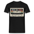 1964 Geburtstags Shirt Vintage Kassette Best of 1964 Geschenk T-Shirt - Schwarz