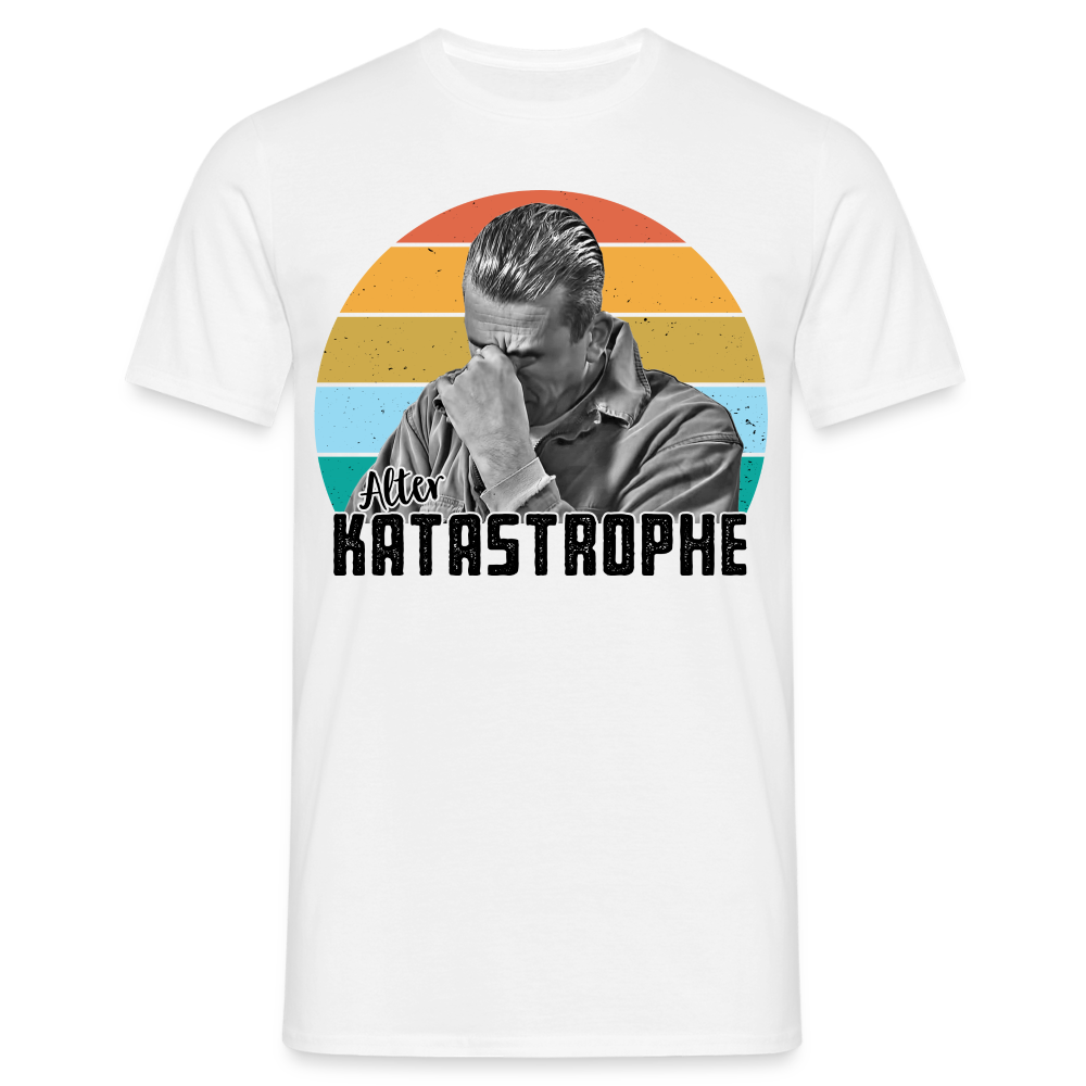 Werkstatt Mechaniker Shirt Alter Katastrophe Lustiges T-Shirt - weiß