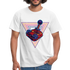 Gaming Shirt Retro Gamer Vintage Joystick Lustiges T-Shirt - weiß