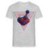 Gaming Shirt Retro Gamer Vintage Joystick Lustiges T-Shirt - Grau meliert