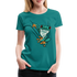 Lustiger Frosch Frauen Premium T-Shirt - Divablau